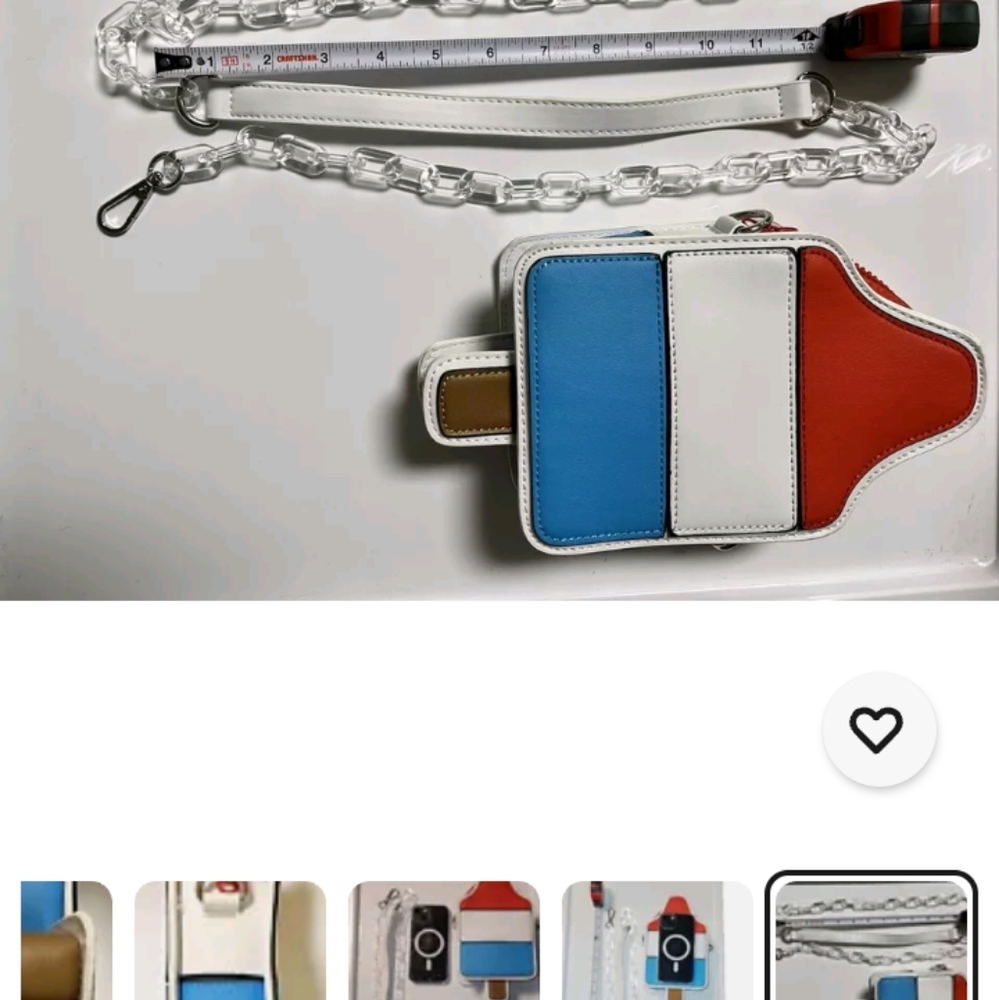 4th of July 2024 popsicle patriotic mini purse Red White and Bl0ue - Picture 7 of 7